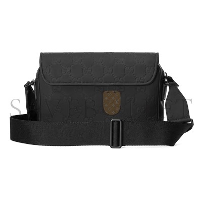 GUCCI GG RUBBER-EFFECT CROSSBODY BAG 775097 (26*19*7cm) GUCCI GG RUBBER-EFFECT CROSSBODY BAG 775097 (26*19*7cm)